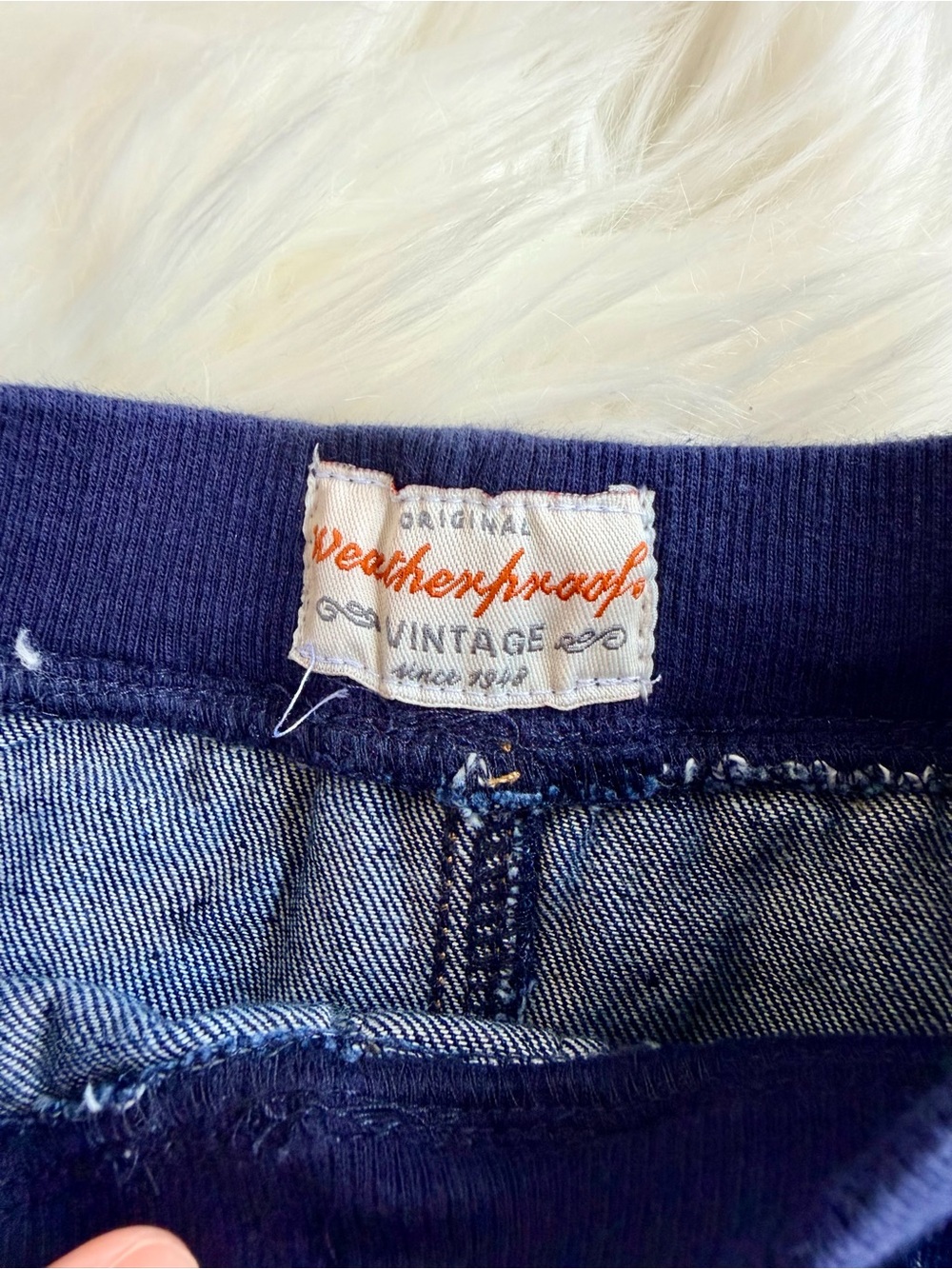 Weatherproof Vintage Navy Blue Knit-Waist Kids Shorts (24 months) - Picture 3 of 5
